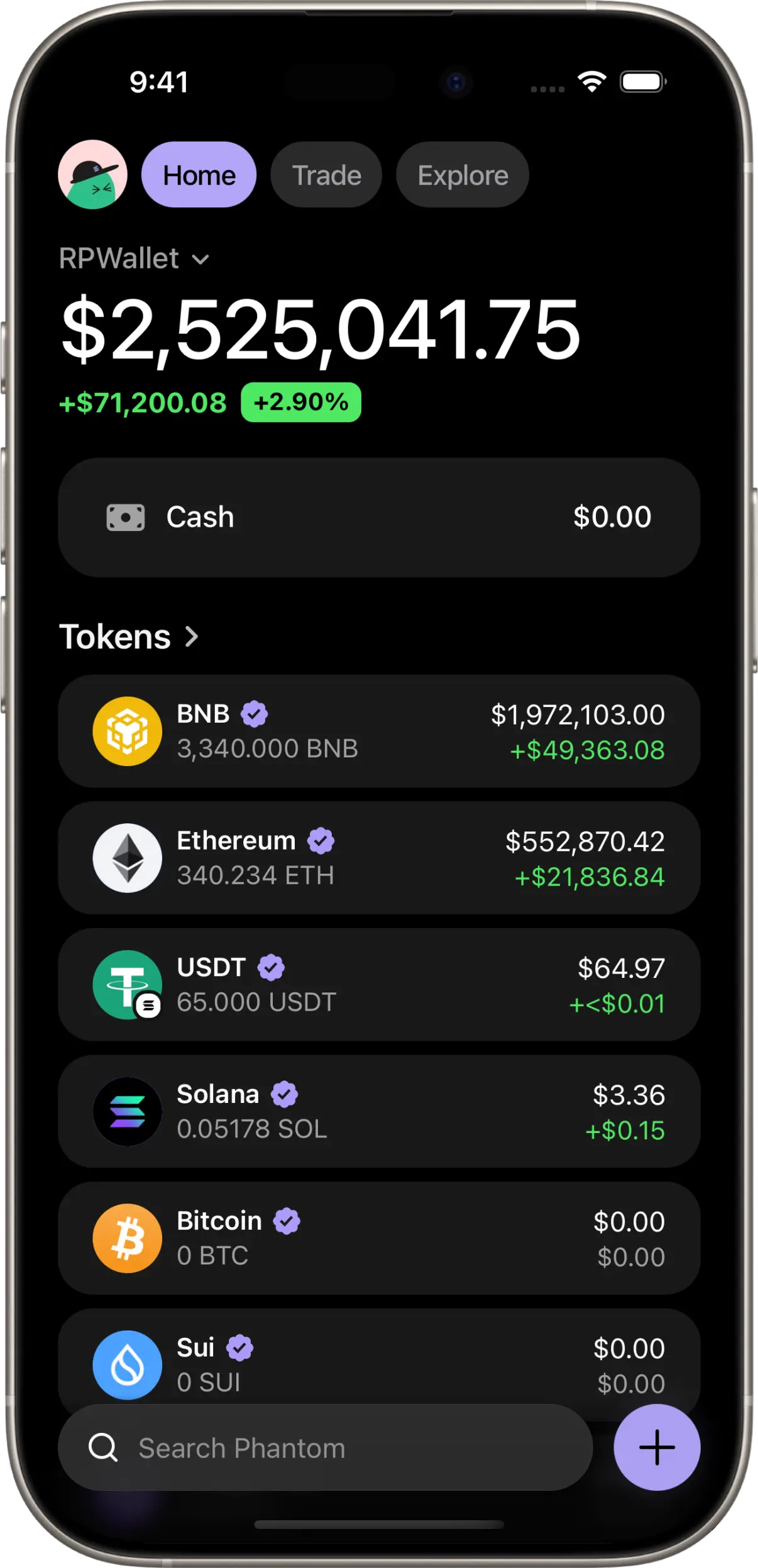 RPWallet product screenshot 1